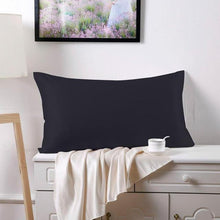Load image into Gallery viewer, Mulberry Silk Two Sides Silk Pillowcase Charmeuse silk Pillow Cover Invisiable Zipper Closure
