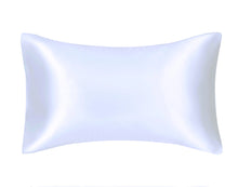 Load image into Gallery viewer, Mulberry Silk Two Sides Silk Pillowcase Charmeuse silk Pillow Cover Invisiable Zipper Closure
