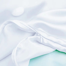 Load image into Gallery viewer, Mulberry Silk Two Sides Silk Pillowcase Charmeuse silk Pillow Cover Invisiable Zipper Closure
