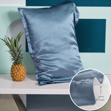 Load image into Gallery viewer, Pure silk pillowcase real silk pillowcase natural silk pillowcase mulberry silk pillow case silk pillowcase

