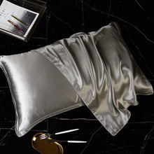 Load image into Gallery viewer, Pure silk pillowcase real silk pillowcase natural silk pillowcase mulberry silk pillow case silk pillowcase
