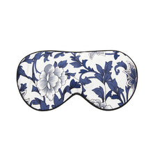 Load image into Gallery viewer, Silk Sleep Mask Porcelain Pattern Eyeshade Eye Cover Shading Blindfold Thicken Soft  Eye Mask Sleeping Travel Eyepatch

