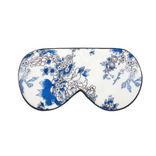 Load image into Gallery viewer, Silk Sleep Mask Porcelain Pattern Eyeshade Eye Cover Shading Blindfold Thicken Soft  Eye Mask Sleeping Travel Eyepatch
