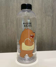 Load image into Gallery viewer, 1000ml Plastic Straw Cartoon Frosted Leak Proof Panda Bear Pattern Transparent Water Cup Sports Drink Cup
