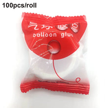 Load image into Gallery viewer, 1000pcs (10 Rolls) Balloon Tape Strip of Glue Removable Adhesive Point Tape Non-Liquid Scrapbook Party Wedding Balloons Decors
