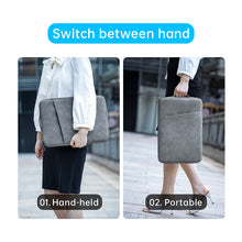 Load image into Gallery viewer, Laptop Sleeve Case Bag with Handle Waterproof 13.3/14/15/15.4/15.6/16 Inch For MacBook Air Pro 2020 Mac Book Computer Case Cover
