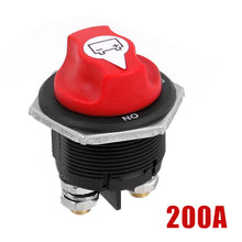 Load image into Gallery viewer, 100A Car Battery Rotary Disconnect Switch Safe Cut Off Isolator Power Disconnecter for Motorcycle Truck Marine Boat RV

