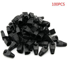 Load image into Gallery viewer, 100Pcs RJ45 CAT6 CAT5e Adapter Cap Ethernet Network Cable Connector Plugs Cover RJ45 Caps Cat5 CAT6 Protective Sleeve Wholesale
