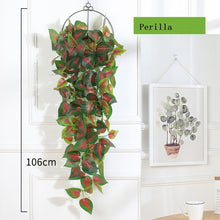 Load image into Gallery viewer, 100cm Artificial Plants Hanging Vines Wedding Garden Decoration Fake Plant Decor for Wall Green Leaves Vines Decorating

