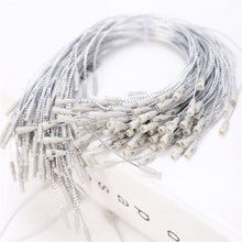 Load image into Gallery viewer, 100pcs 20cm Gold Silver Rope Fiber Threads Gift Packaging String Christmas Ball Hanging Rope DIY Tag Line Label Lanyard
