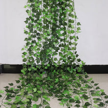 Load image into Gallery viewer, 100pcs Leaf 1 piece 2.4M Home Decor Artificial Ivy Leaf Garland Plants Vine
