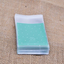 Load image into Gallery viewer, 100pcs/lot 7cm Clear Candy Bag Transparent Plastic Bag Cookie OPP Bag For Wedding Birthday Party Decor DIY Gift Packaging Pouch
