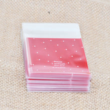 Load image into Gallery viewer, 100pcs/lot 7cm Clear Candy Bag Transparent Plastic Bag Cookie OPP Bag For Wedding Birthday Party Decor DIY Gift Packaging Pouch
