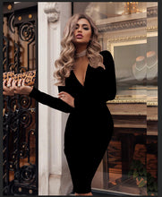 Load image into Gallery viewer, Women's Dress Autumn and Winter Dress Long Sleeve Dress
