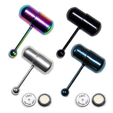 Load image into Gallery viewer, Tongue Pin Exquisite Electroplated Stainless Steel Human Body Piercing Accessories Vibration Tongue Ring
