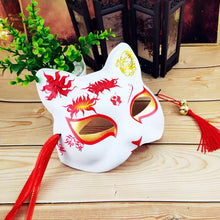 Load image into Gallery viewer, Christmas Style Cos Adult Full Face Cat Face Mask Anime Fox Dark Cat Festival
