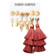 Load image into Gallery viewer, Ear Rings New Tassel Earrings Female Boho Flower Earrings for Women
