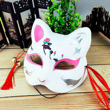 Load image into Gallery viewer, Christmas Style Cos Adult Full Face Cat Face Mask Anime Fox Dark Cat Festival
