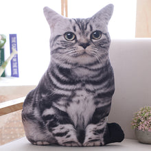 Load image into Gallery viewer, 1pc 50cm Simulation Plush Cat Pillows Soft Stuffed Animals Cushion Sofa Decor Cartoon Plush Toys for Children Kids Gift
