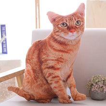 Load image into Gallery viewer, 1pc 50cm Simulation Plush Cat Pillows Soft Stuffed Animals Cushion Sofa Decor Cartoon Plush Toys for Children Kids Gift
