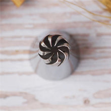 Load image into Gallery viewer, #108 Russian Drop Rose Icing Piping Nozzles Stainless Steel Flower Mouth Cream Pastry Tips Nozzles Bag Cake Decorating tools
