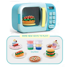 Load image into Gallery viewer, Baby Role Play Electric Toy Household Appliances Analog Microwave Set Toy

