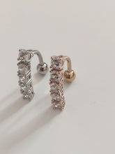 Load image into Gallery viewer, New Belly Umbilical Ring Inverted Zircon Navel Decoration Umbilical Ring Piercing Jewelry
