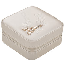 Load image into Gallery viewer, Jewelry Storage Box Mini portable leather earrings necklace ring Box
