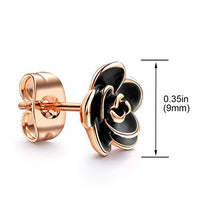 Load image into Gallery viewer, Oiling Bow Stud Earrings Earrings Piercing Jewelry
