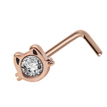 Load image into Gallery viewer, Hot New Zircon Nose Stud Stud Earrings Piercing Jewelry
