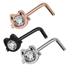 Load image into Gallery viewer, Hot New Zircon Nose Stud Stud Earrings Piercing Jewelry
