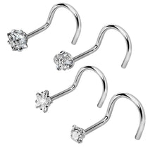Load image into Gallery viewer, Set Zircon Nose Stud Piercing Jewelry
