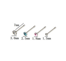 Load image into Gallery viewer, 20 Puncture Mixed Suit Stainless Steel Nose Nose Ring 7-Shaped Nose Stud
