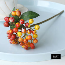 Load image into Gallery viewer, Bunched Branches Fu Lu Guo Hill Fruit Decorative Floral Flower Arrangement Accessories Christmas Small Berry
