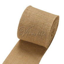 Load image into Gallery viewer, 10Meter Natural Jute Burlap Fabric Jute Roll Hessian Ribbon Roll Burlap Table Runner Wedding Party Supplies Wedding Decoration
