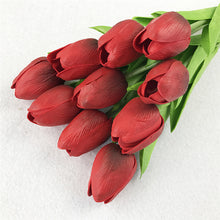 Load image into Gallery viewer, 10PCS Artificial Flowers Garden Tulips Real Touch Flowers Tulip Bouquet Decor Mariage for Home Wedding Decorations Fake Flower
