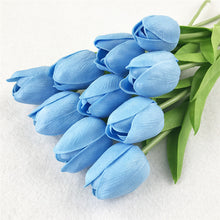 Load image into Gallery viewer, 10PCS Artificial Flowers Garden Tulips Real Touch Flowers Tulip Bouquet Decor Mariage for Home Wedding Decorations Fake Flower
