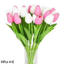 Load image into Gallery viewer, 10PCS Tulip Artificial Flower Real Touch Artificial Bouquet Fake Flower for Wedding Decoration Flowers Home Garden Decor
