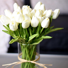 Load image into Gallery viewer, 10PCS Tulip Artificial Flower Real Touch Artificial Bouquet Fake Flower for Wedding Decoration Flowers Home Garden Decor
