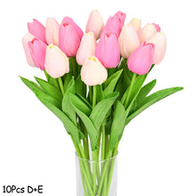 Load image into Gallery viewer, 10PCS Tulip Artificial Flower Real Touch Artificial Bouquet Fake Flower for Wedding Decoration Flowers Home Garden Decor
