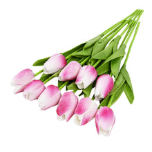 Load image into Gallery viewer, 10PCS Tulip Artificial Flower Real Touch Artificial Bouquet Fake Flower for Wedding Decoration Flowers Home Garden Decor
