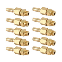 Load image into Gallery viewer, 10Pcs 1/8 Inch DN6 Brass Gushing Spray Water Fountain Nozzles Universal Water Curtain Nozzle Landscape Garden Fountain Garden Po

