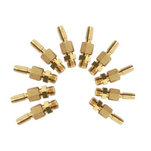 Load image into Gallery viewer, 10Pcs 1/8 Inch DN6 Brass Gushing Spray Water Fountain Nozzles Universal Water Curtain Nozzle Landscape Garden Fountain Garden Po
