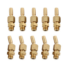 Load image into Gallery viewer, 10Pcs 1/8 Inch DN6 Brass Gushing Spray Water Fountain Nozzles Universal Water Curtain Nozzle Landscape Garden Fountain Garden Po

