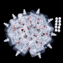 Load image into Gallery viewer, 10pcs 150ml Halloween Cosplay Drink Container Bag Vampire Blood Pouch Props Zombie Beverage Drinks Bags Food Class PVC
