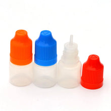 Load image into Gallery viewer, 10pcs 3ml 5ml 10ml 15ml 20ml 30ml 50ml 100ml 120ml Plastic Bottle Empty Container For Liquid Squeeze Dropper Vail With Funnel
