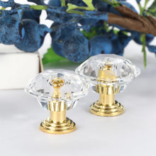 Load image into Gallery viewer, Doorknob 10Pcs Acrylic Crystal Knobs Cupboard Drawer Pull Handle Door Knob  Diamond Shape Cabinet Knob Home Furniture Accessory No Screws
