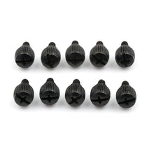 Load image into Gallery viewer, Screws 10pcs Computer Case Screws Black Or Nickel Computer Case Screw Hand Tighten Thumb Screw Overall Size 14 x 9mm
