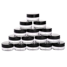 Load image into Gallery viewer, 10Pcs Cosmetic Jar 2/3/5/10/15/20g Small Empty Cosmetic Refillable Bottles Plastic Eyeshadow Makeup Face Cream Jar Pot Container
