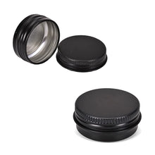 Load image into Gallery viewer, 10PCS Cream Jar Tin Cosmetic Lip Balm Containers Nail Derocation Crafts Pot Refillable Bottle Screw Thread Empty Aluminum

